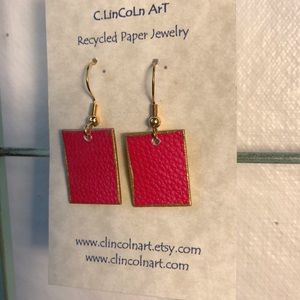 Recycled Paper Earrings ♻️